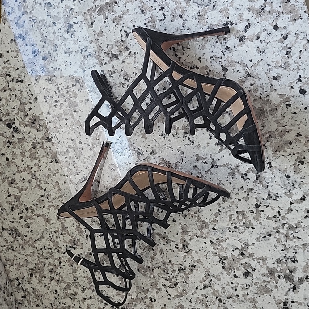 Schutz Juliana cage stilleto heels US sz 9.5 - Picture 4 of 10